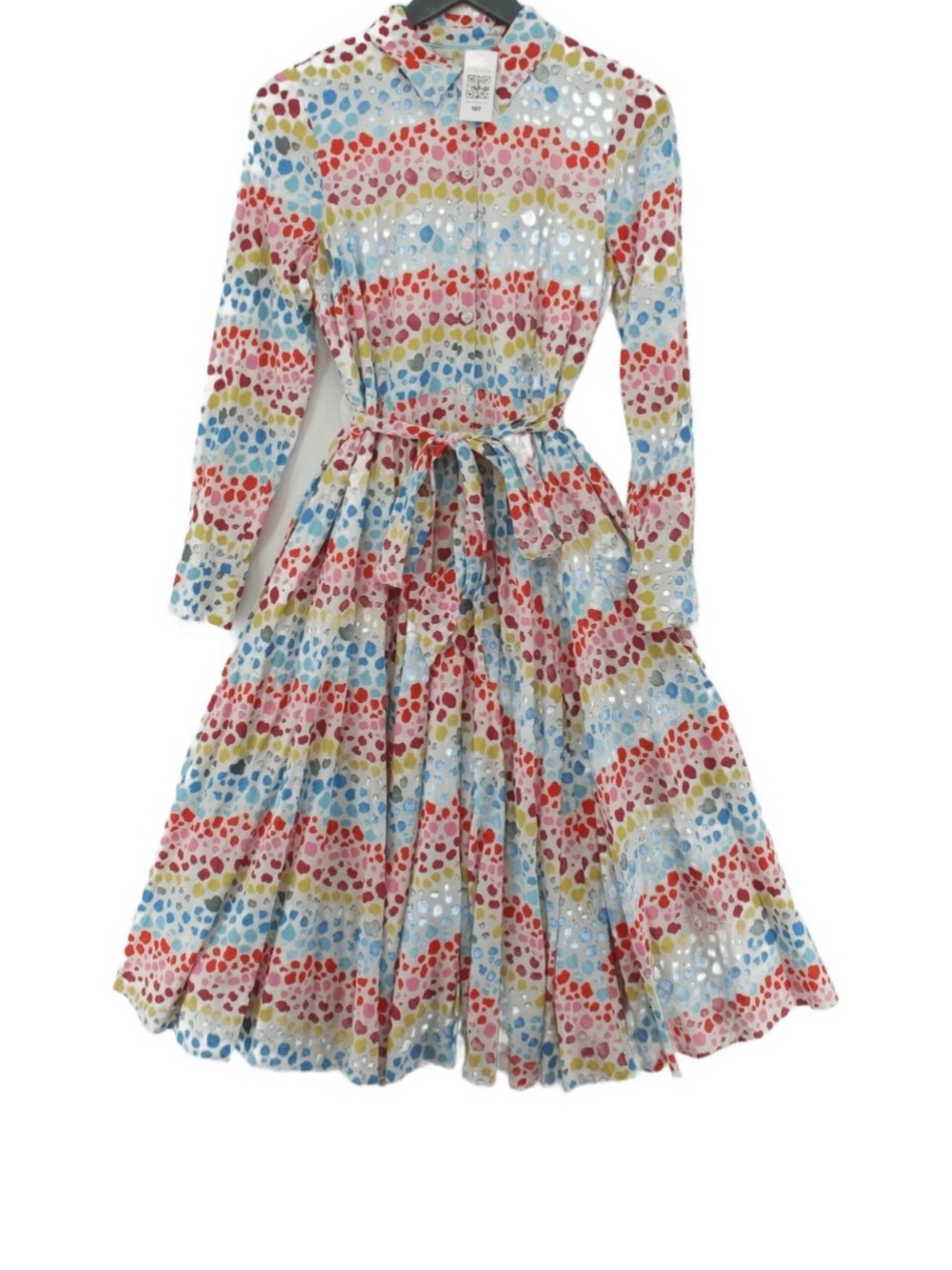 **ISO** Boden Kittie Rainbow Shirt Dress Size L-XL
